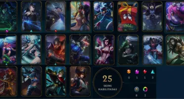 Conta LoL lvl 48, 25 Skins, 89 Campeões Prata I na S6 e S7