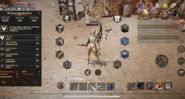 Conta Dekaron Arqueira Heroico 45 + Pet heroico