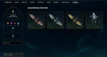 Unranked com 30 Champs e 6 Skins ( MAIN ADC )
