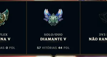 Conta Diamante no LoL