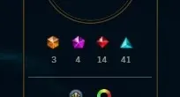 Conta 490 gold, platina na passada e dimond na retrasada.