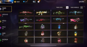 Conta Top! Free Fire Rara com Angelical