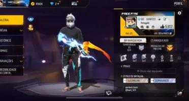 Conta Top! Free Fire Rara com Angelical