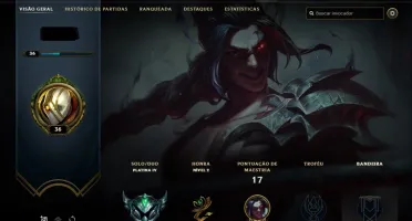 CONTA LOL COM MMR ALTO