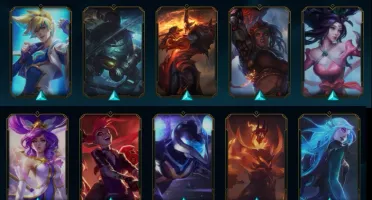 Conta diamond s9/s10 - 101 skins e quase todos os champs