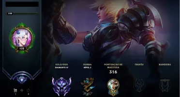Conta diamond s9/s10 - 101 skins e quase todos os champs