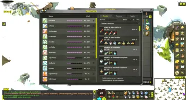 Dofus Conta Servidor Jahash Omega 66,53 com 7 Prof lvl 200.