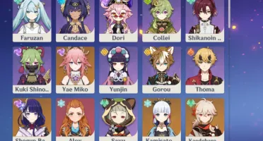 Conta genshin impact (11 personagens t5 e 4 armas t5)