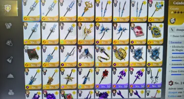 Conta endgame quase todos os personagens