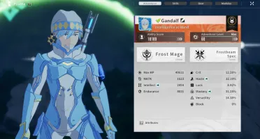 Blue Protocol - Frost Mage 18k+ - Full Equipamentos e Mais!