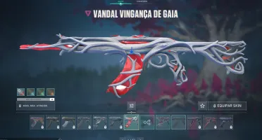 Valorant NFA COM Vandal gaia e skisn de faca.