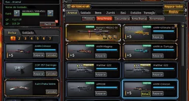 Conta do Crossfire com 3 Vip's e várias mn's