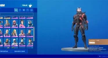 Conta de Fortnite - Passes 3 e 4 completos (Omega Full).
