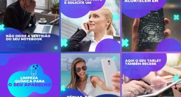 Pack Artes Canva Assistência Técnica Celular – 100 Templates