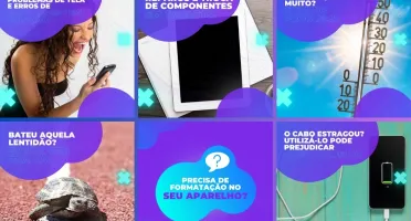 Pack Artes Canva Assistência Técnica Celular – 100 Templates