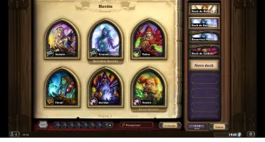 Conta hearthstone com Tyrande e Nemsis