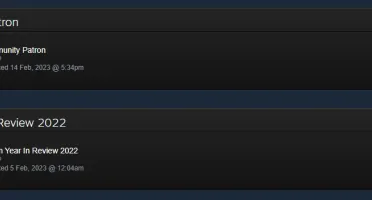 Steam (8 anos) - Jogos e DLCs / Troféus e insignias
