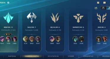 Conta wild rift grão mestre com 100 skins
