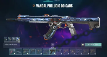 Conta Valorant com muitas skins e 1k gastos!