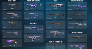 Conta Valorant com muitas skins e 1k gastos!
