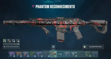Conta Valorant com muitas skins e 1k gastos!