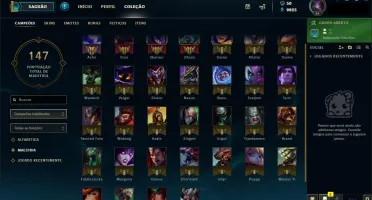 CONTA LOL OURO 3