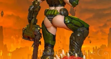 Doom Girl 3D Stl