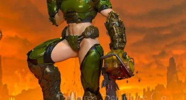Doom Girl 3D Stl