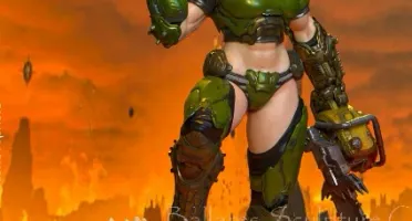 Doom Girl 3D Stl