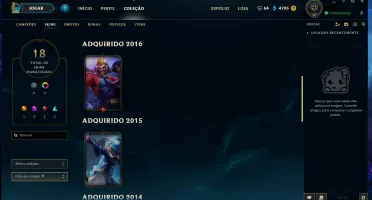 Conta League of Legends