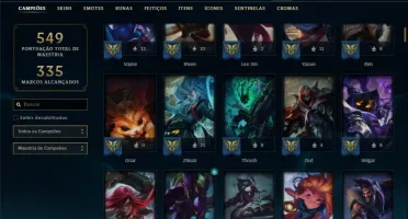Conta LOL Prata 3 Lv 311 Todos os Champions