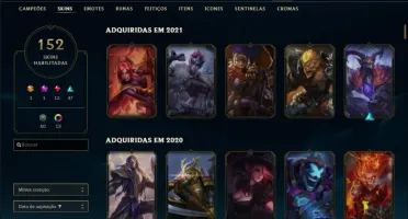 Conta LOL Prata 3 Lv 311 Todos os Champions