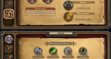 Conta HEARTHSTONE +418 lendárias (todas as cartas padrão)