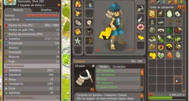 OSA EQUIPADO (LV 200) + WAKFU PERSONAGENS