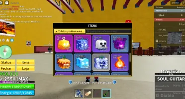 Conta de Blox fruit contas level 2550 [level maximo]