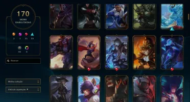 Conta league of Legends 170 Skins