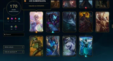Conta league of Legends 170 Skins