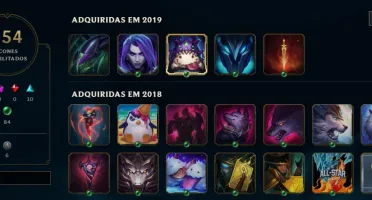 V> Conta League of Legends com 49 skins