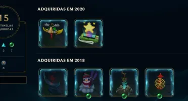 V> Conta League of Legends com 49 skins