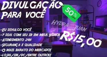 Eu divulgo você (loajs/ibs/dc/entre outro) O melhor preço!