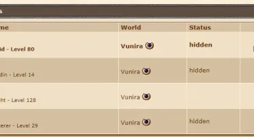 KNIGHT 128 E DRUID 80 EM VUNIRA OPEN PVP