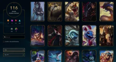 CONTA LOL COM 116 SKINS