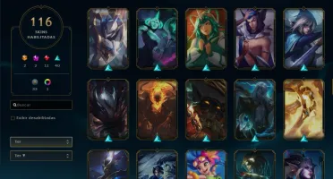 CONTA LOL COM 116 SKINS