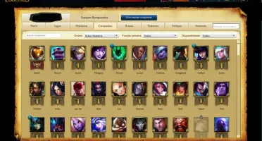 Conta Lol, Platina I, com 60 Champs e mais skins.
