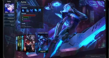 Conta Lol, Platina I, com 60 Champs e mais skins.