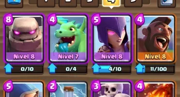 Conta de clash royale e clash of clans (cv 8)