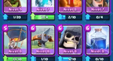 Conta de clash royale e clash of clans (cv 8)