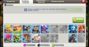 Conta de clash royale e clash of clans (cv 8)
