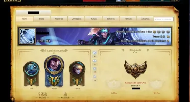 CONTA DE LEAGUE OF LEGENDS 89 Campeões / 59 skins
