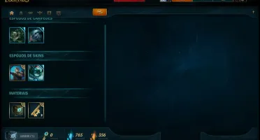 CONTA DE LEAGUE OF LEGENDS 89 Campeões / 59 skins